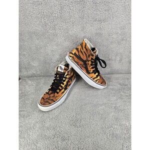 Vans Sk8 Hi Tiger Shoes Women's Animal Print Skate Casual Sneakers 9.5